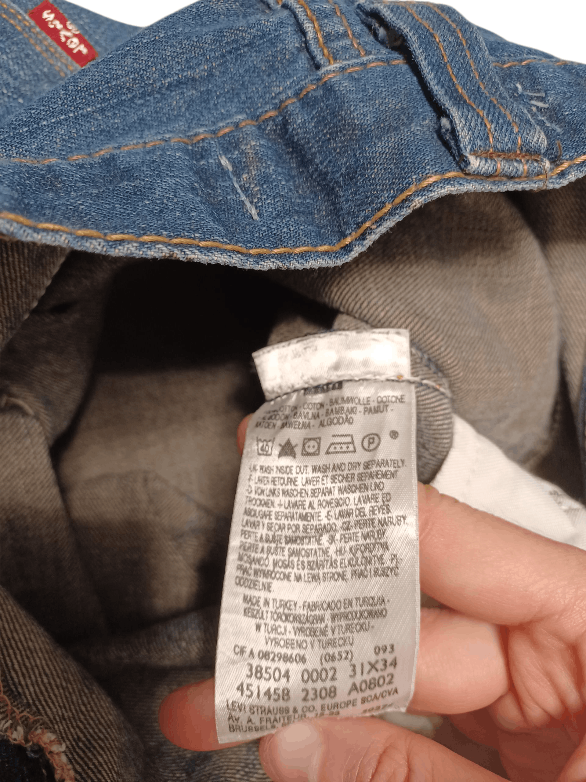 Levi's Vintage Clothing LEVIS VINTAGE 504 STRAIGHT W31 L34 JEANS DENIM Size US 31 - 6 Thumbnail