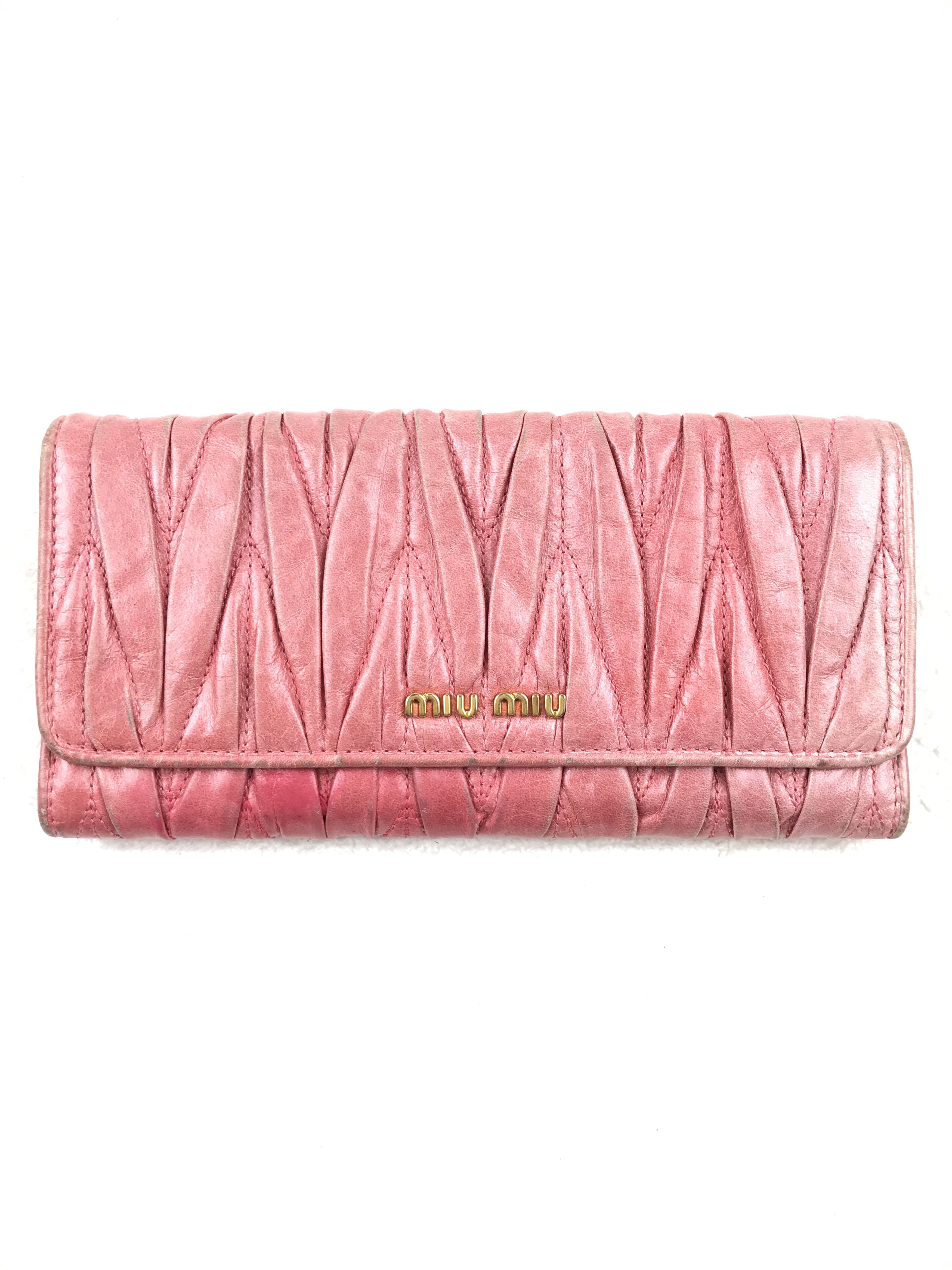 Miu Miu × Vintage Miu Miu Bifold Long Wallet Size ONE SIZE - 1 Thumbnail
