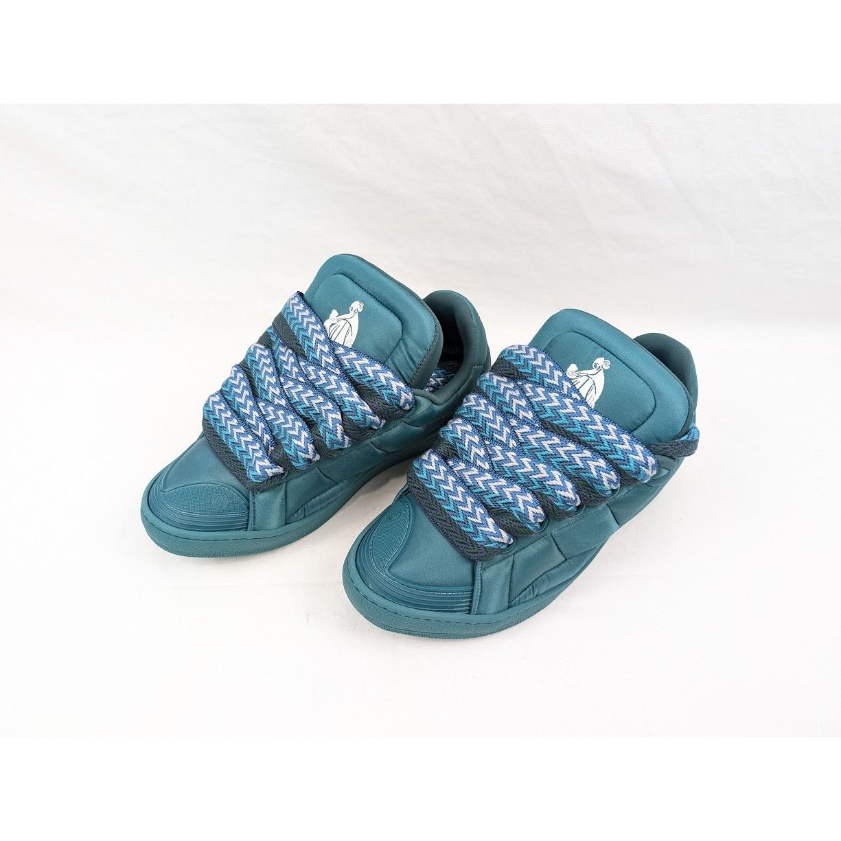 Lanvin o1rshd1 Curb XL Sneakers in Forest Size US 8 / EU 41 - 18 Thumbnail