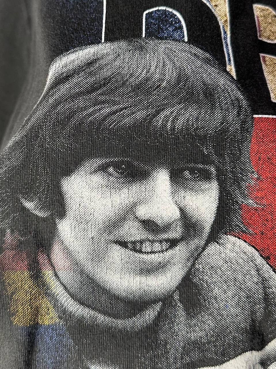 Vintage the Beatles RED Rock of the T-SHIRT Great Britain Size US XL / EU 56 / 4 - 2 Thumbnail