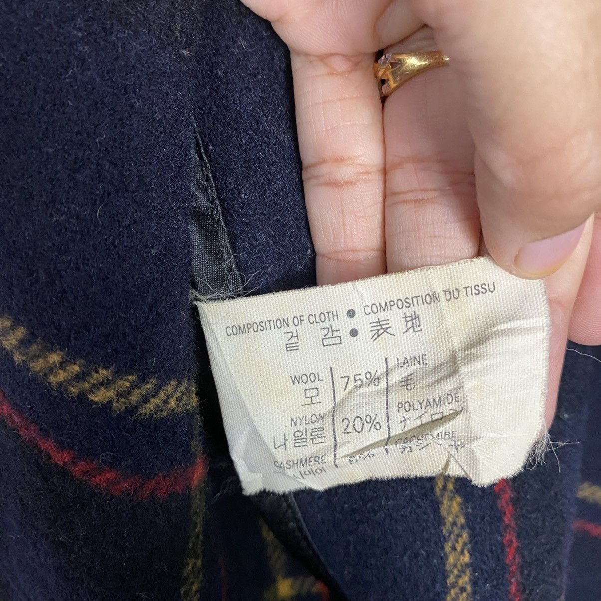 Gloverall 📌Vintage Wool Duffle Jacket Gloverall Made in England Tartan Size US M / EU 48-50 / 2 - 20 Thumbnail