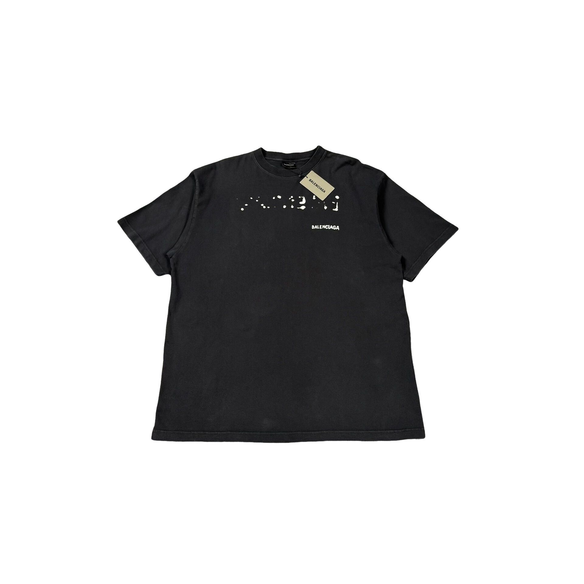Balenciaga Balenciaga Blurred Logo T-Shirt Size XL Size US XL / EU 56 / 4 - 1 Thumbnail
