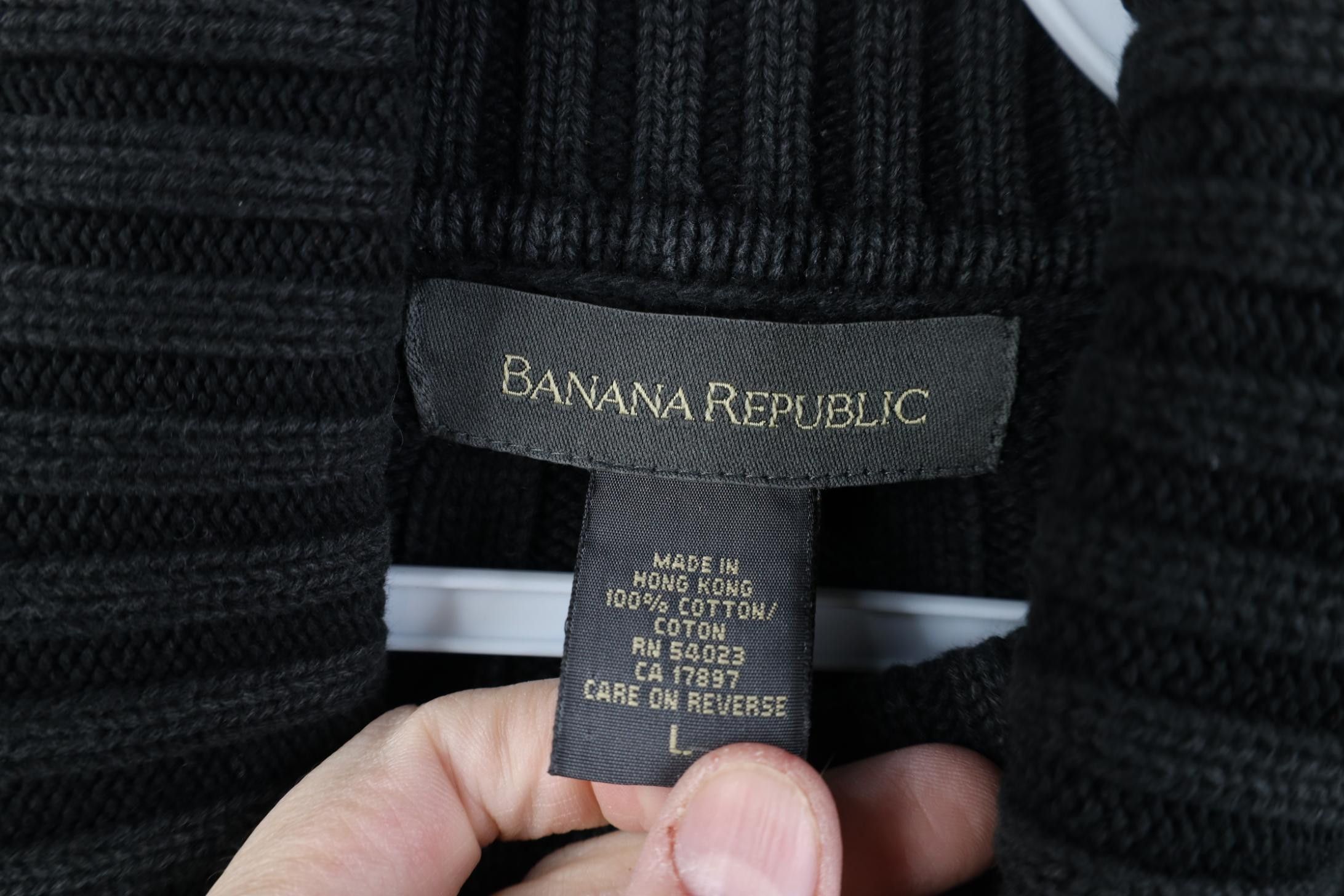 Banana Republic Vintage 90s Y2K Banana Republic Ribbed Turtleneck Sweater Size US L / EU 52-54 / 3 - 8 Thumbnail