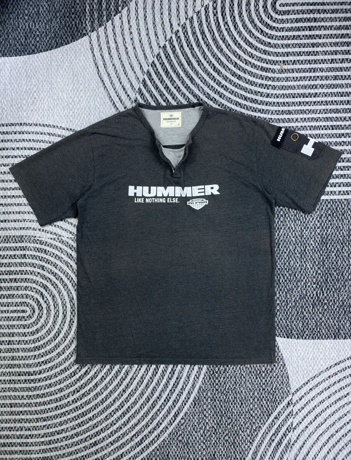 Other Vintage Hummer Motorsport Back Hit Embroidered T-Shirt Size US XL / EU 56 / 4 - 5 Thumbnail