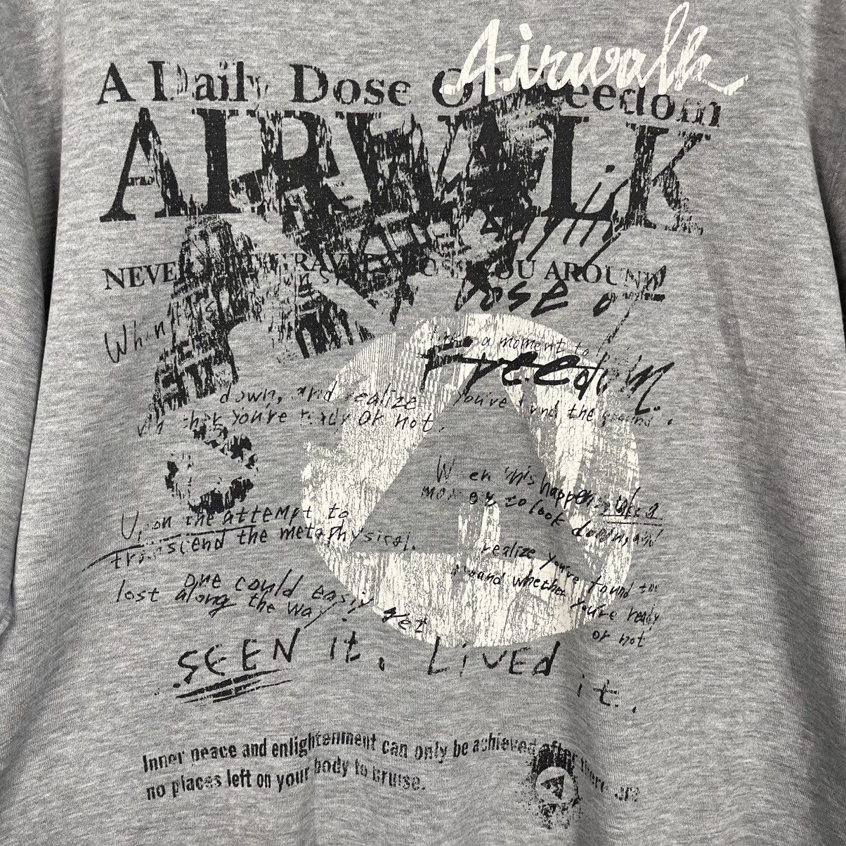 Airwalk Airwalk Big Print Gray Sweatshirt Size US M / EU 48-50 / 2 - 10 Thumbnail