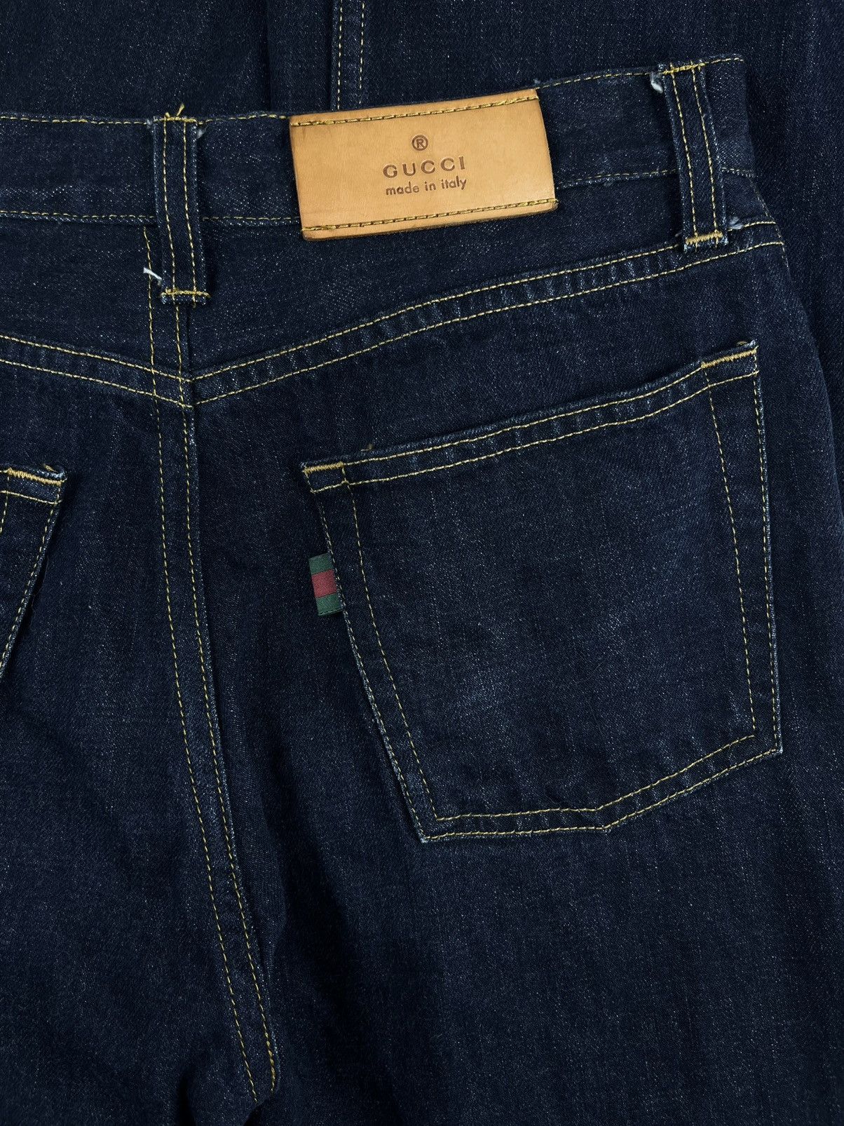 Gucci Gucci Tom Ford Straight Leg Dark Indigo Denim Jeans Size US 28 / EU 44 - 4 Thumbnail
