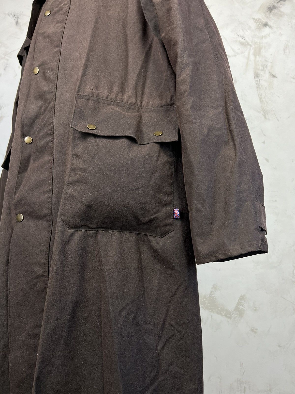 Vintage Vintage Ben Nevis Waxed Jacket Long Coat Size L - XL Size US L / EU 52-54 / 3 - 9 Thumbnail