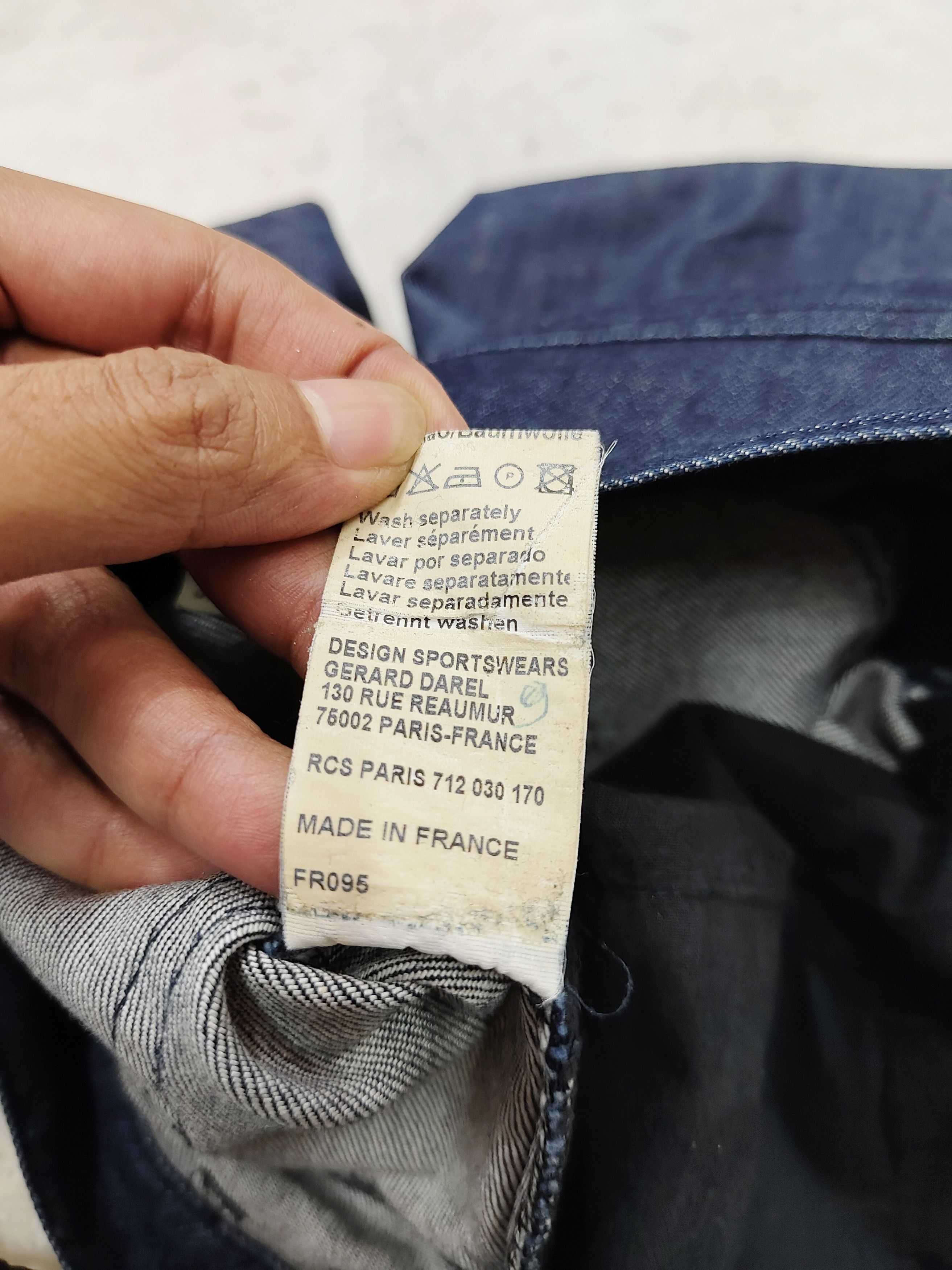 Gerard Darel Gerard Darel 🇫🇷 Y2k Parisian Minimal Zip-Hem Denim Jeans Size 29" - 8 Thumbnail