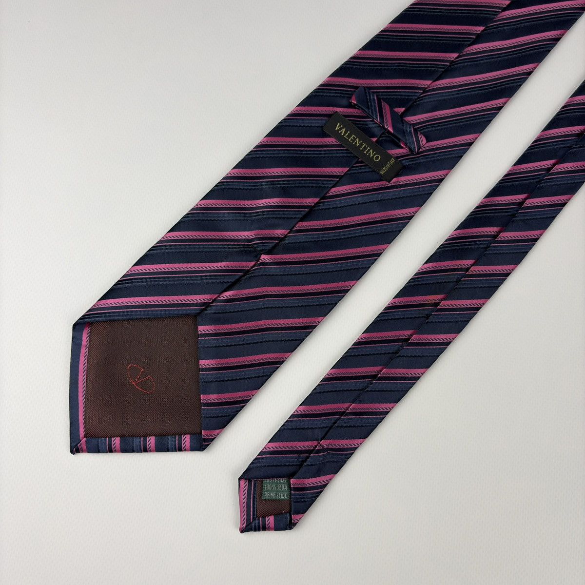 Valentino Valentino Silk striped Tie Size ONE SIZE - 3 Thumbnail