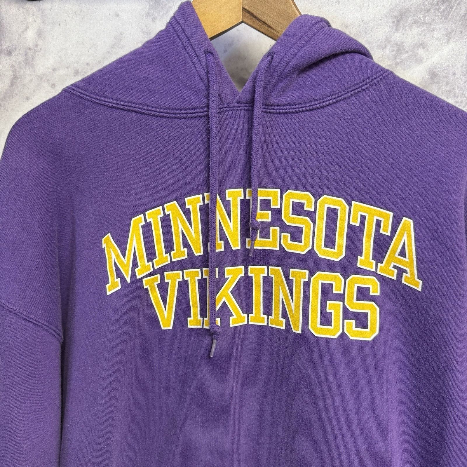 NFL × Reebok × Vintage Vintage Minnesota Vikings Hoodie Sweatshirt Mens Purple Reeb Size US XL / EU 56 / 4 - 3 Thumbnail