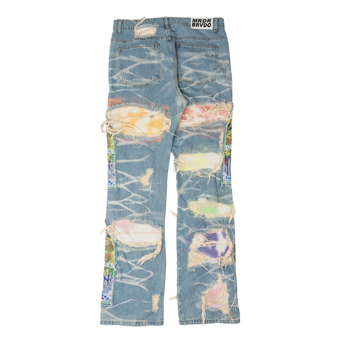 Who Decides War ROYGBIV Fusion Jeans Indigo Size US 34 / EU 50 - 2 Thumbnail