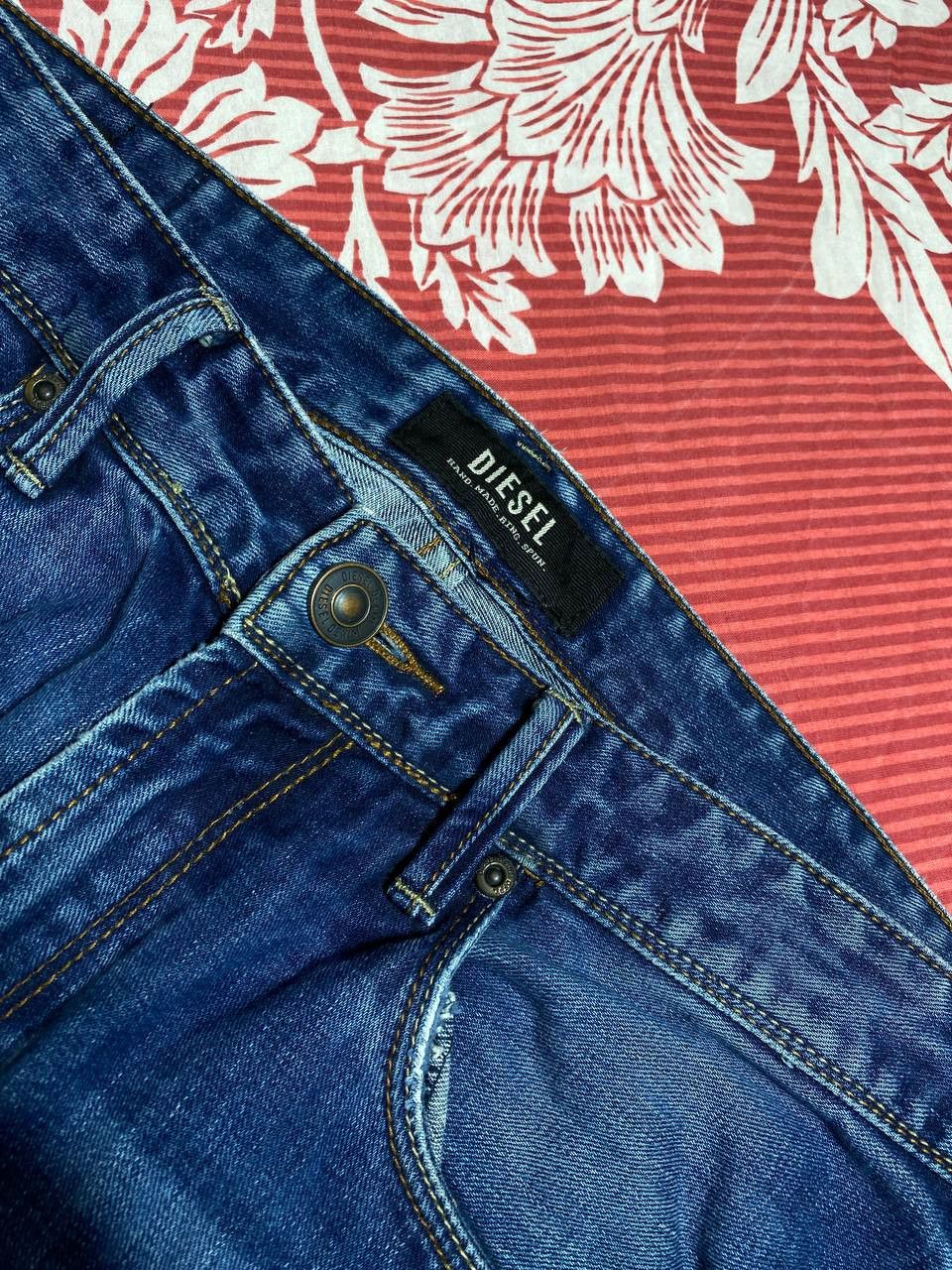 Diesel × Japanese Brand Crazy Crash Dirty Baggy Faded Jean Japan Avant Garde Style Size US 34 / EU 50 - 6 Thumbnail