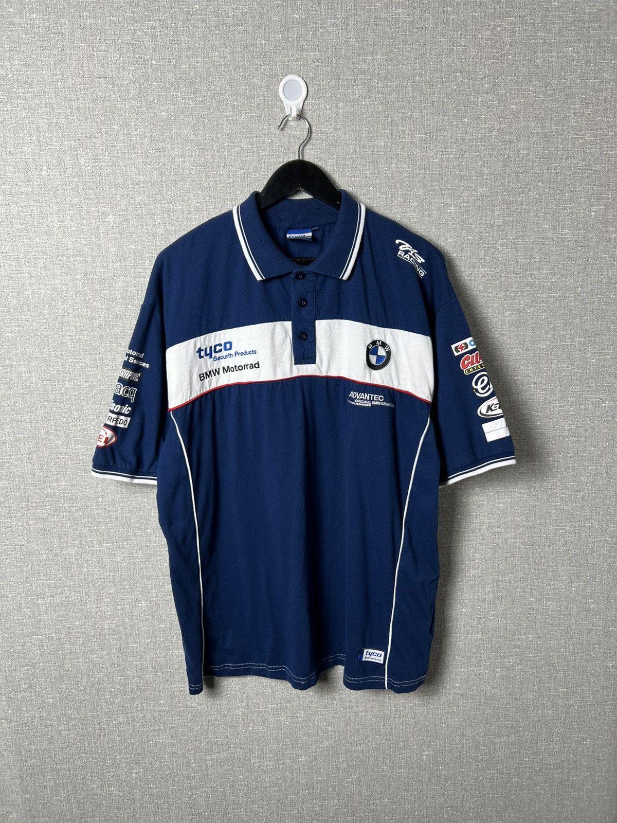 BMW Rare Vintage Racing BMW Tyco T-Shirt Polo Formula Uno Size US XXL / EU 58 / 5 - 2 Thumbnail