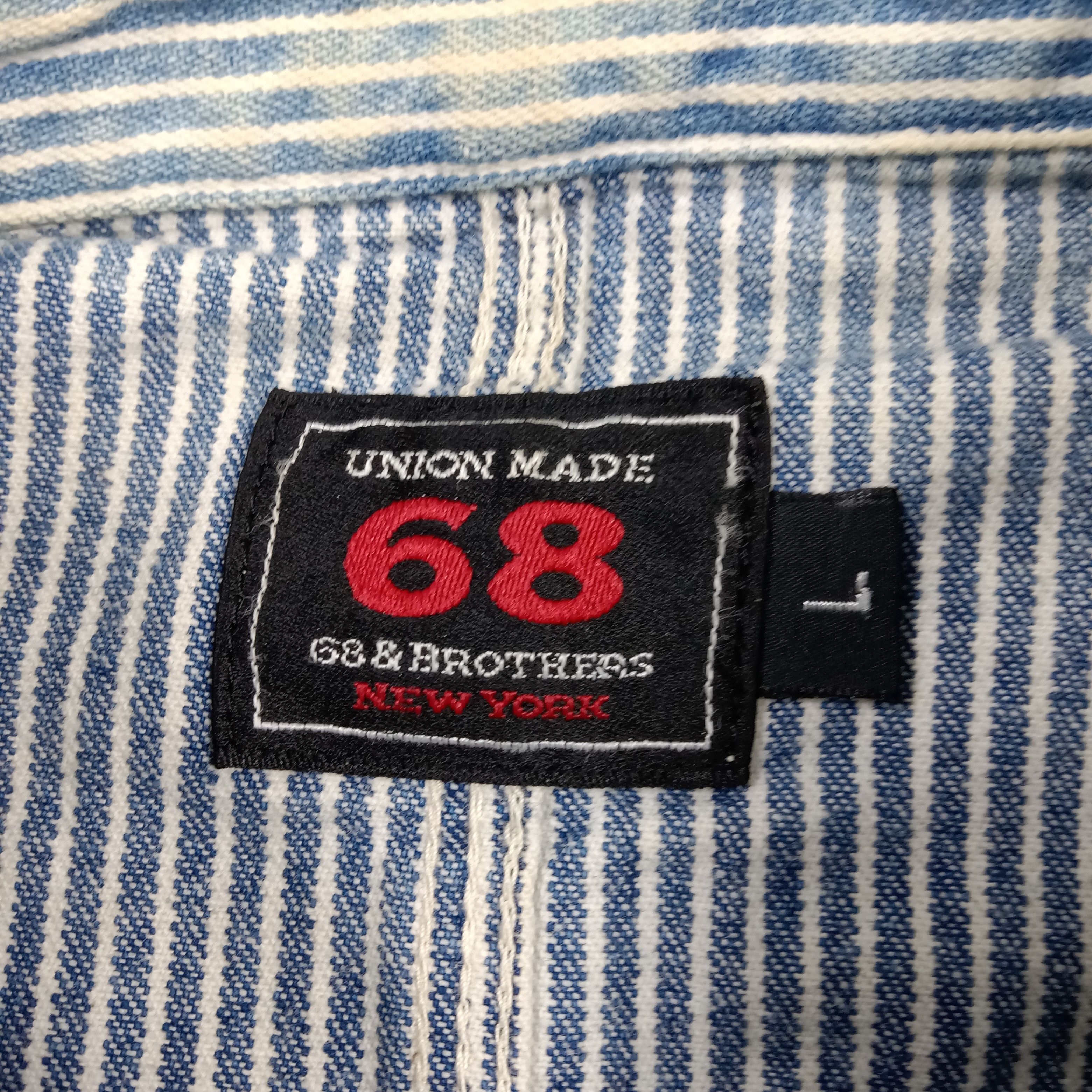 Vintage Vintage Union Made 68 & Brothers Stripe Coat Jacket C279N11 Size US L / EU 52-54 / 3 - 5 Thumbnail