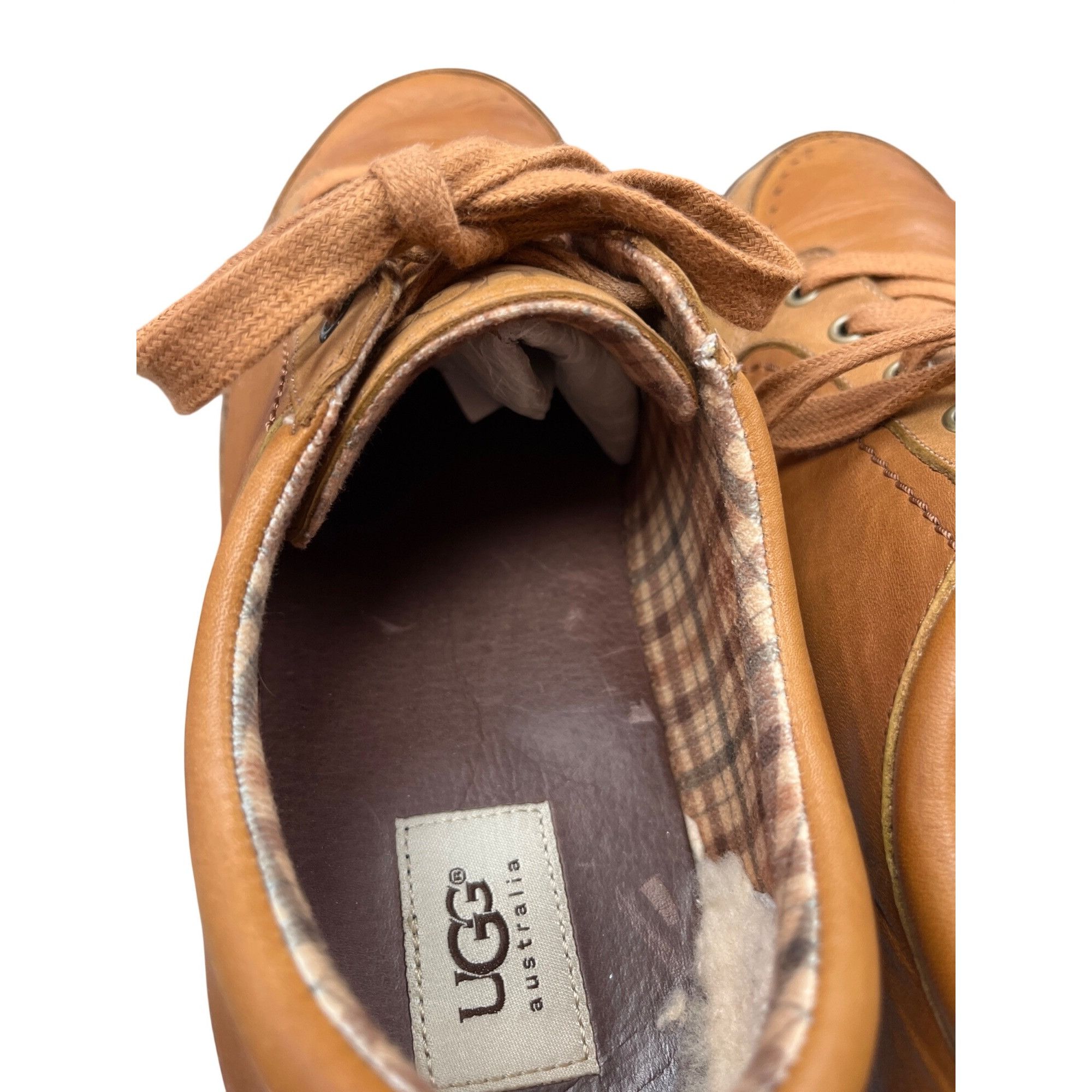 Ugg UGG Australia mens brown leather oxford sneaker hybrid shoes Size US 11 / EU 44 - 8 Thumbnail