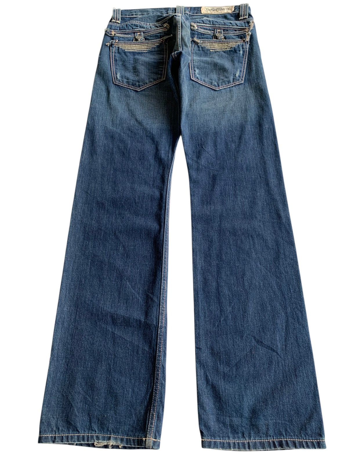 If Six Was Nine TAVERNITI SO JEANS SELVEDGE BUTTON FLY JAPANESE DENIM Size US 33 - 4 Thumbnail