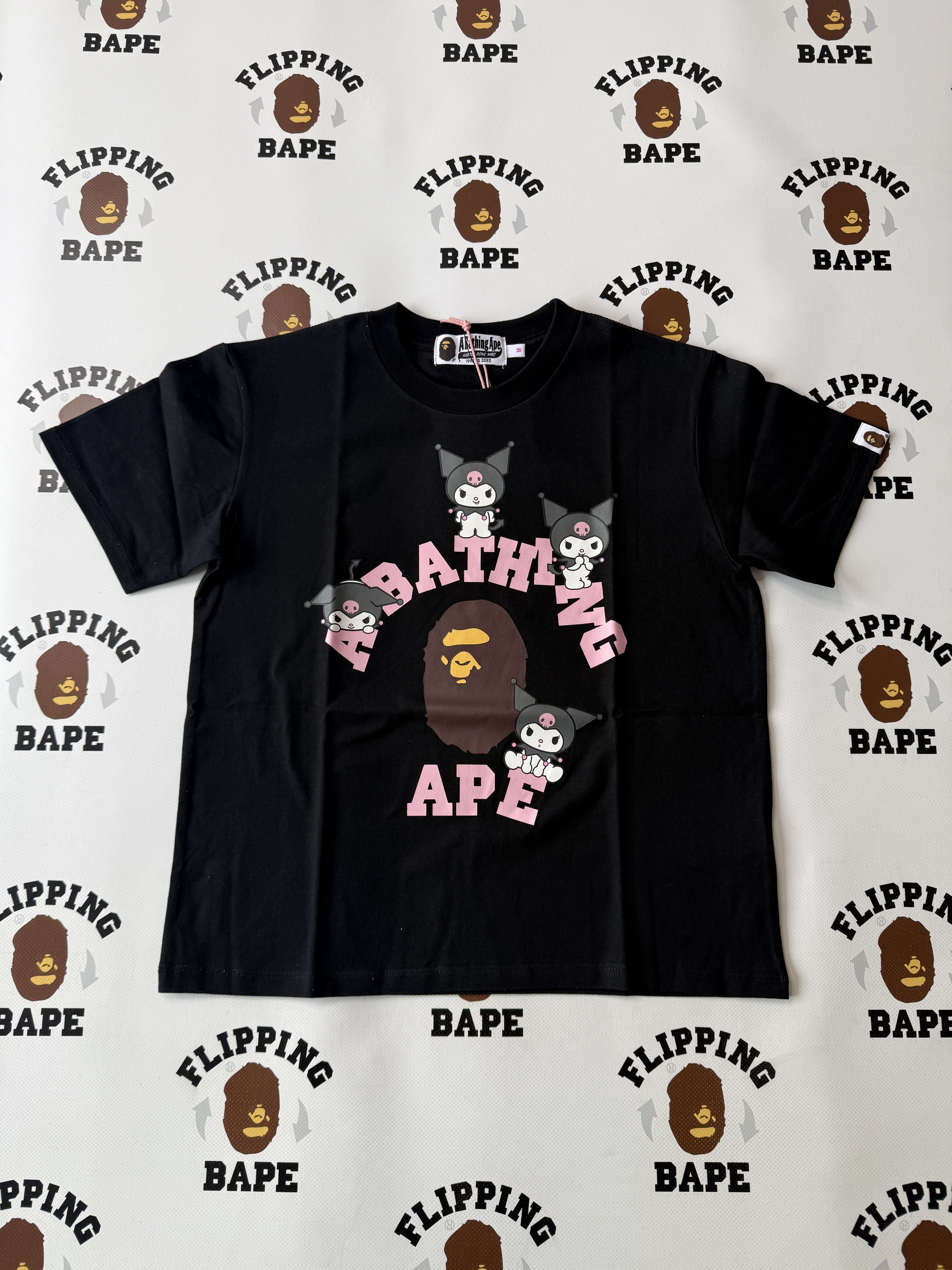 Bape BAPE X KUROMI COLLEGE MINI TEE LADIES Size M / US 6-8 / IT 42-44 - 1 Thumbnail
