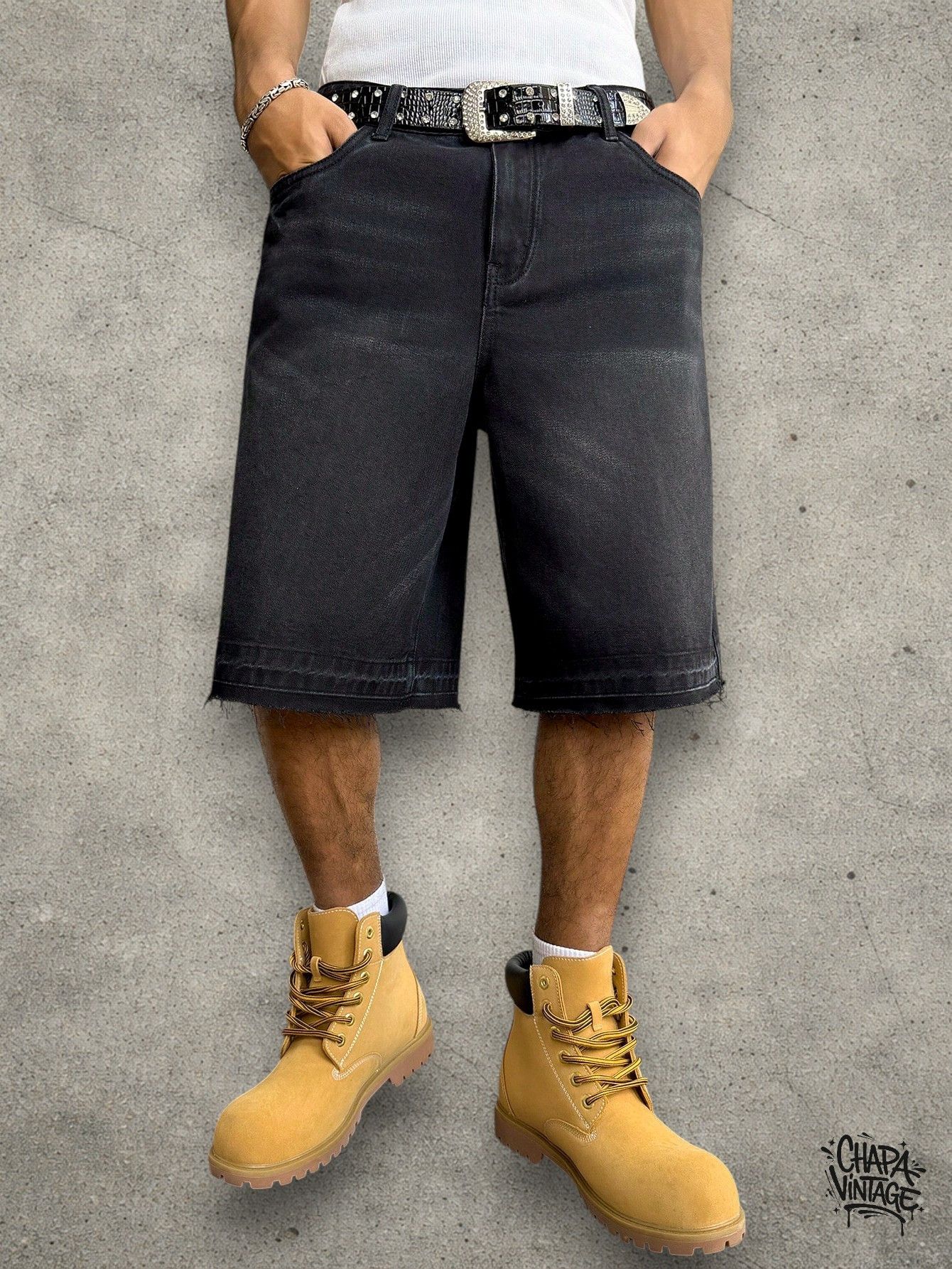 Japanese Brand Distressed jeans shorts Size US 32 / EU 48 - 1 Thumbnail