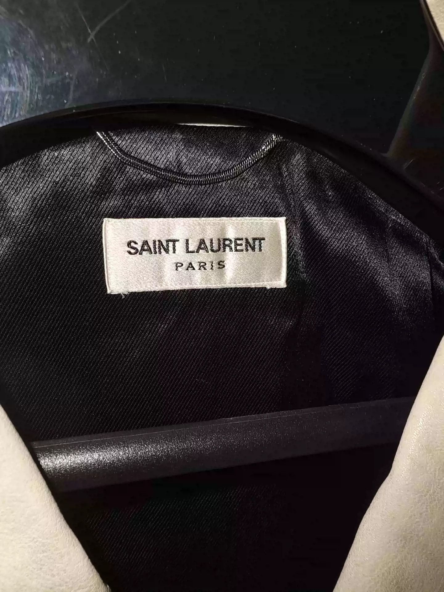 Saint Laurent Paris Saint Laurent 14fw show black and white leather jacket-2505 Size US M / EU 48-50 / 2 - 3 Thumbnail
