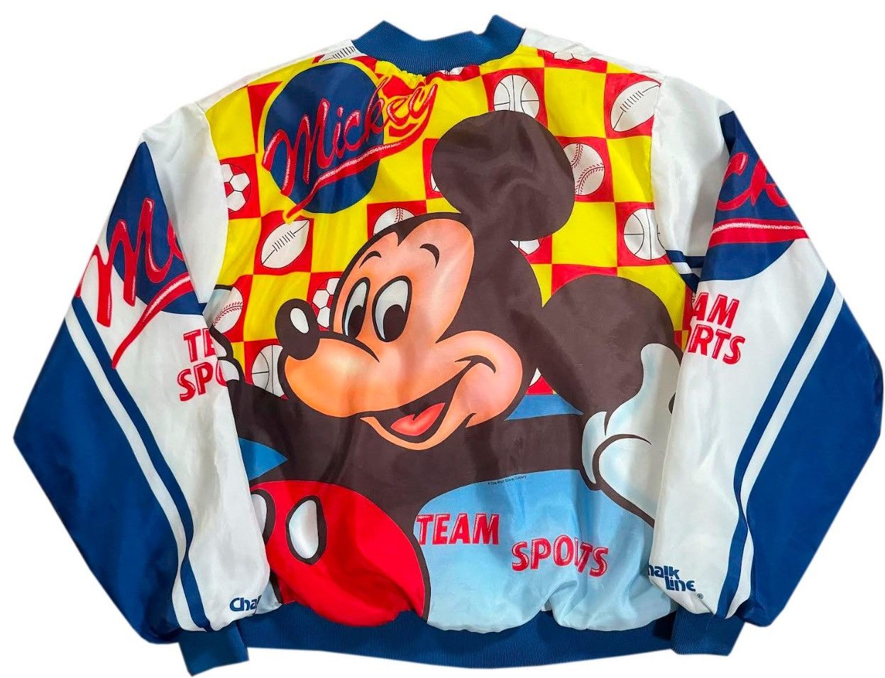 Disney × Vintage Vintage Chalk Line Mickey Mouse Fanimation Jacket Size XL Size US XL / EU 56 / 4 - 1 Thumbnail