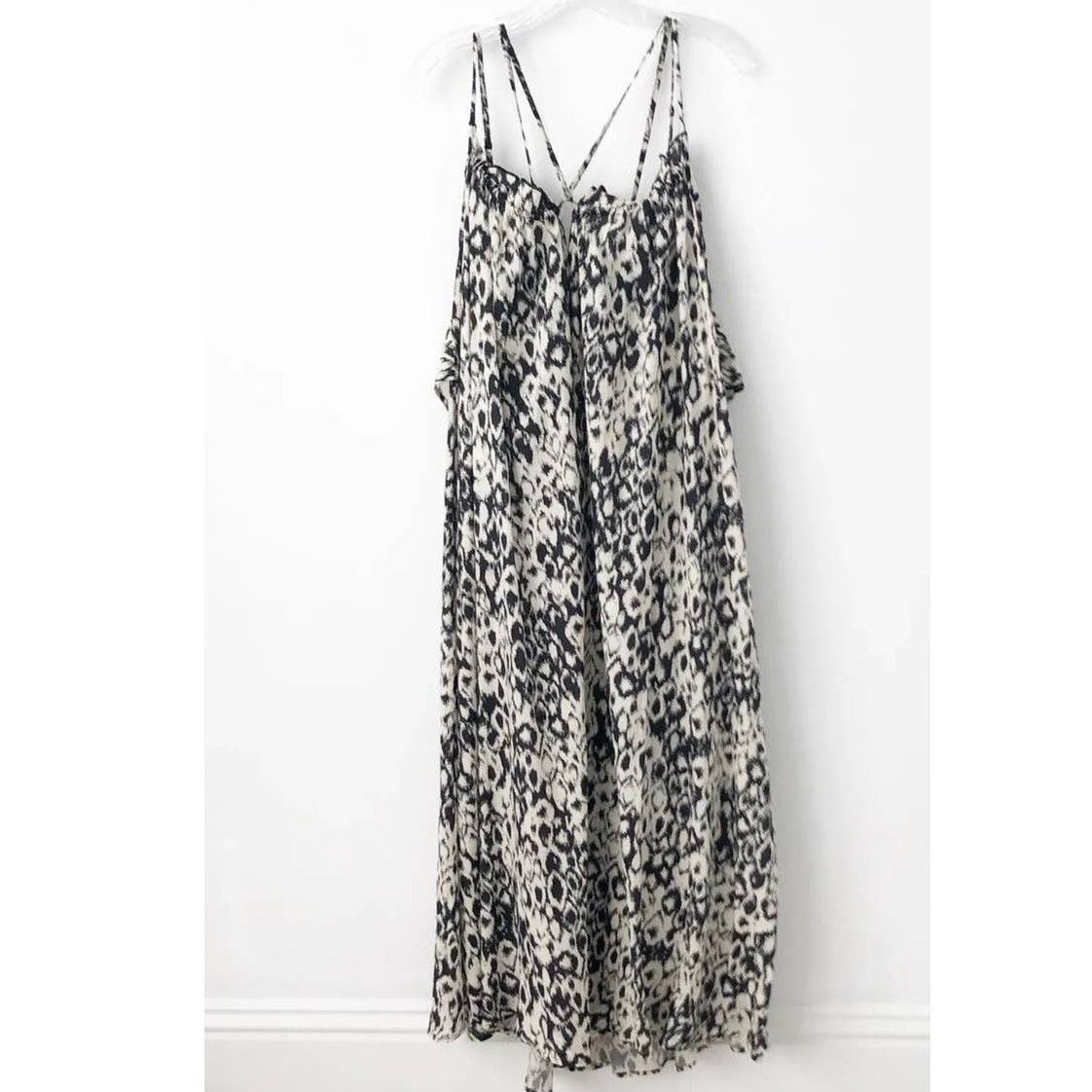 Anthropologie New Anthropologie Strappy Midi Dress $138 XXS B&W Cover-Up Size XXS / US 00 / IT 34 - 8 Thumbnail