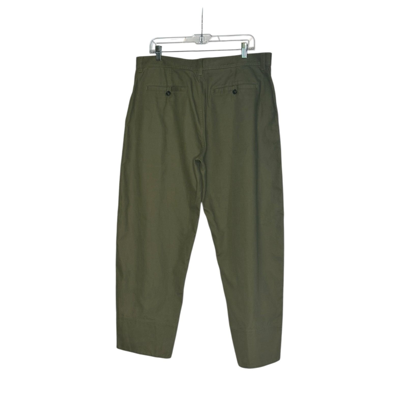 Cos COS olive green baggy pants size 38 Size 38" / US 16 / IT 52 - 2 Thumbnail