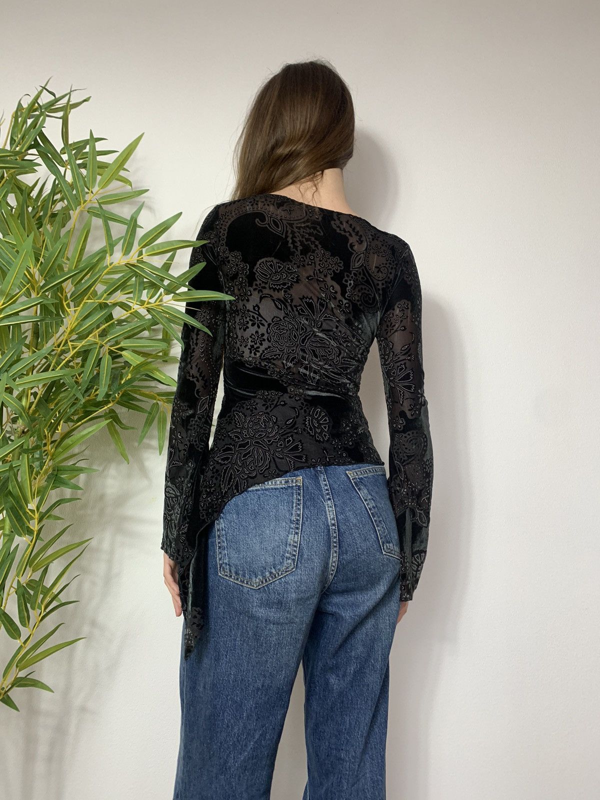 Vintage VINTAGE JEAN PAUL GAULTIER STYLE MESH BLOUSE Size S / US 4 / IT 40 - 4 Thumbnail