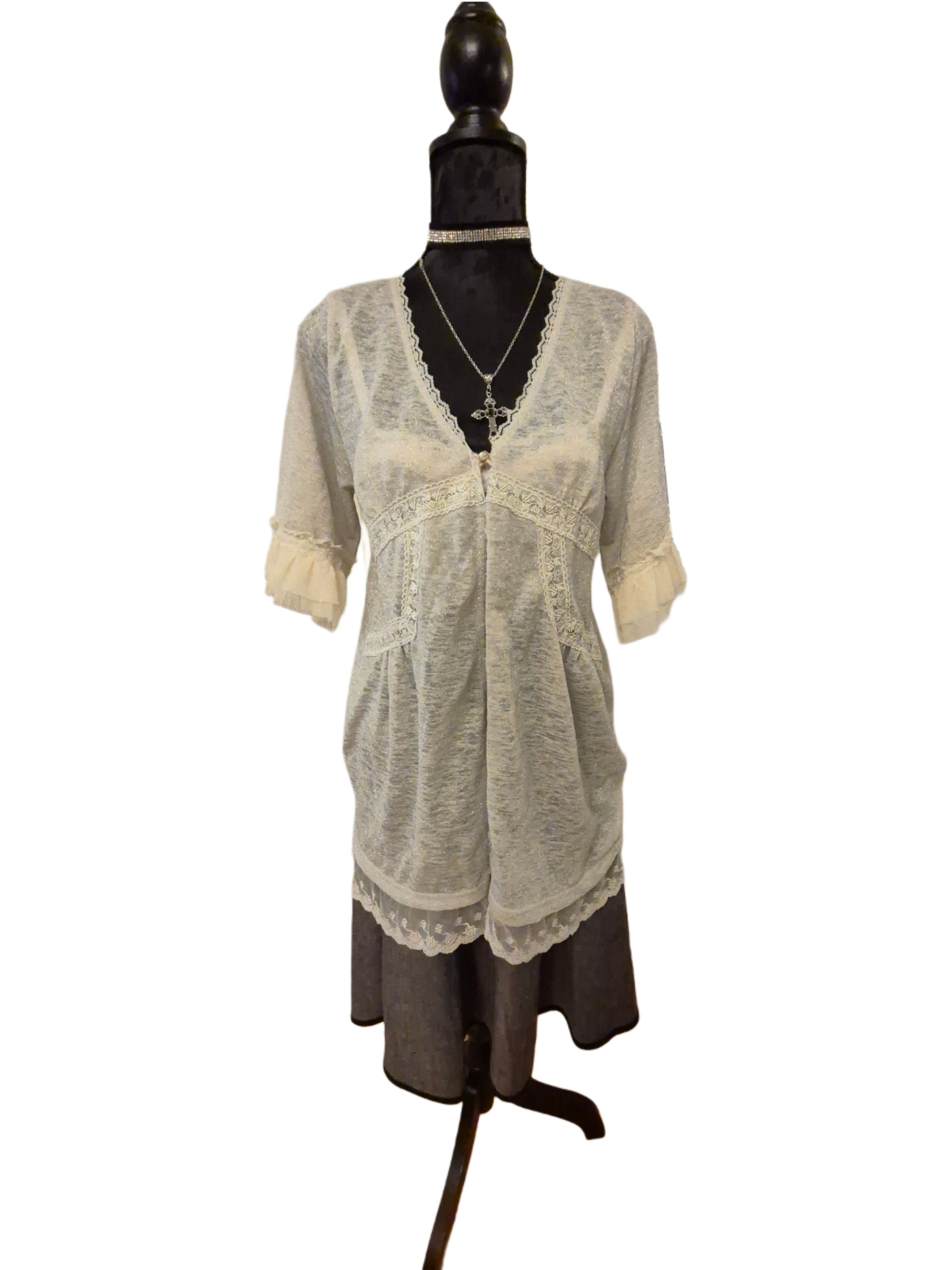 Other RARE vintage piece!! unique axes femme cardigan lolita gairy Size M / US 6-8 / IT 42-44 - 3 Thumbnail