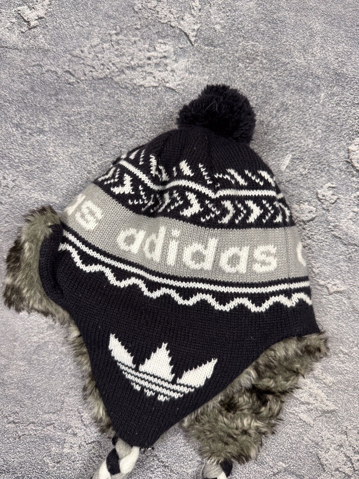 Adidas × Vintage Vintage Adidas Ushanka Travisstyle Y2K Hat Size ONE SIZE - 3 Thumbnail