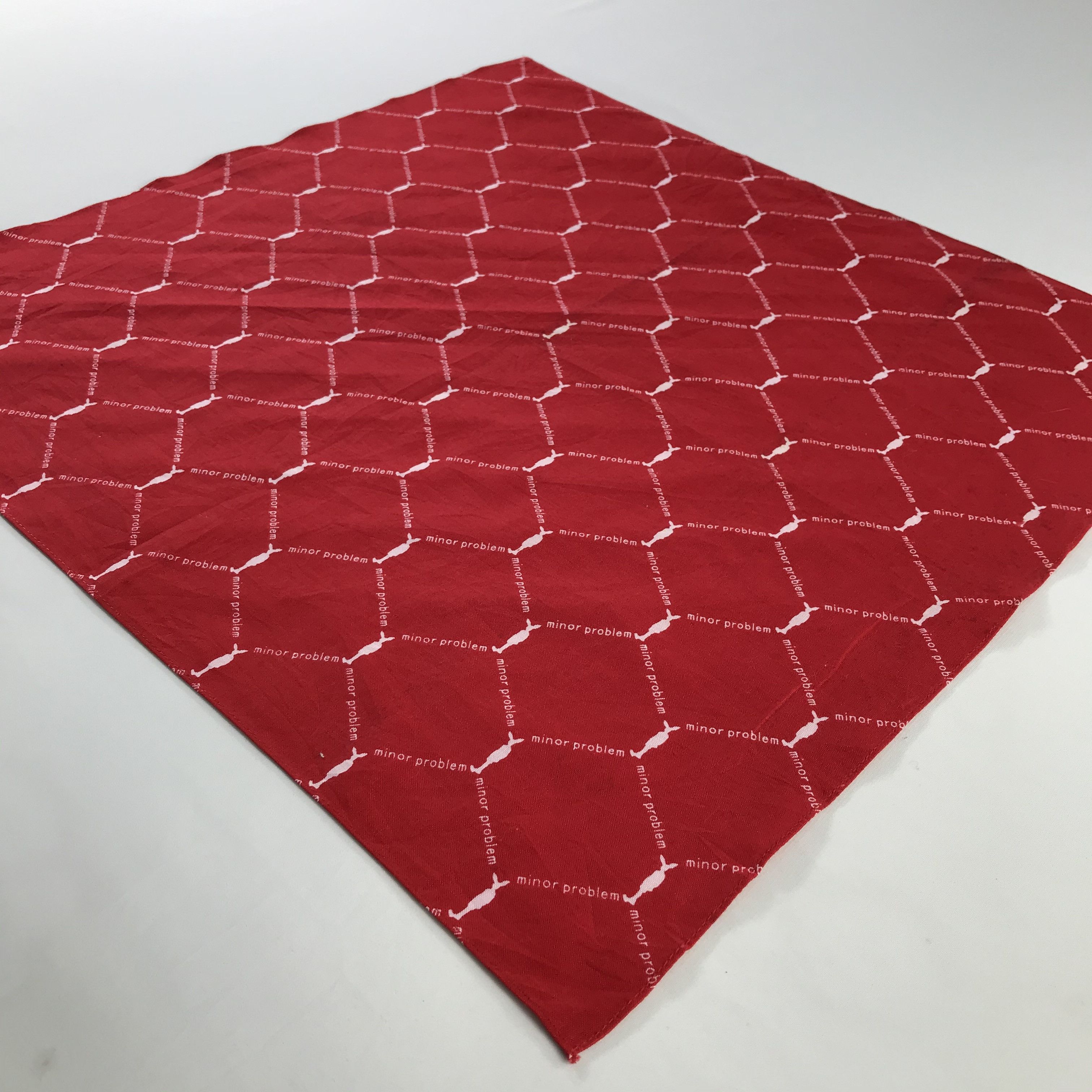Vintage Minor Problem Bandana / Handkerchief / Neckerchief - S973 Size ONE SIZE - 2 Thumbnail