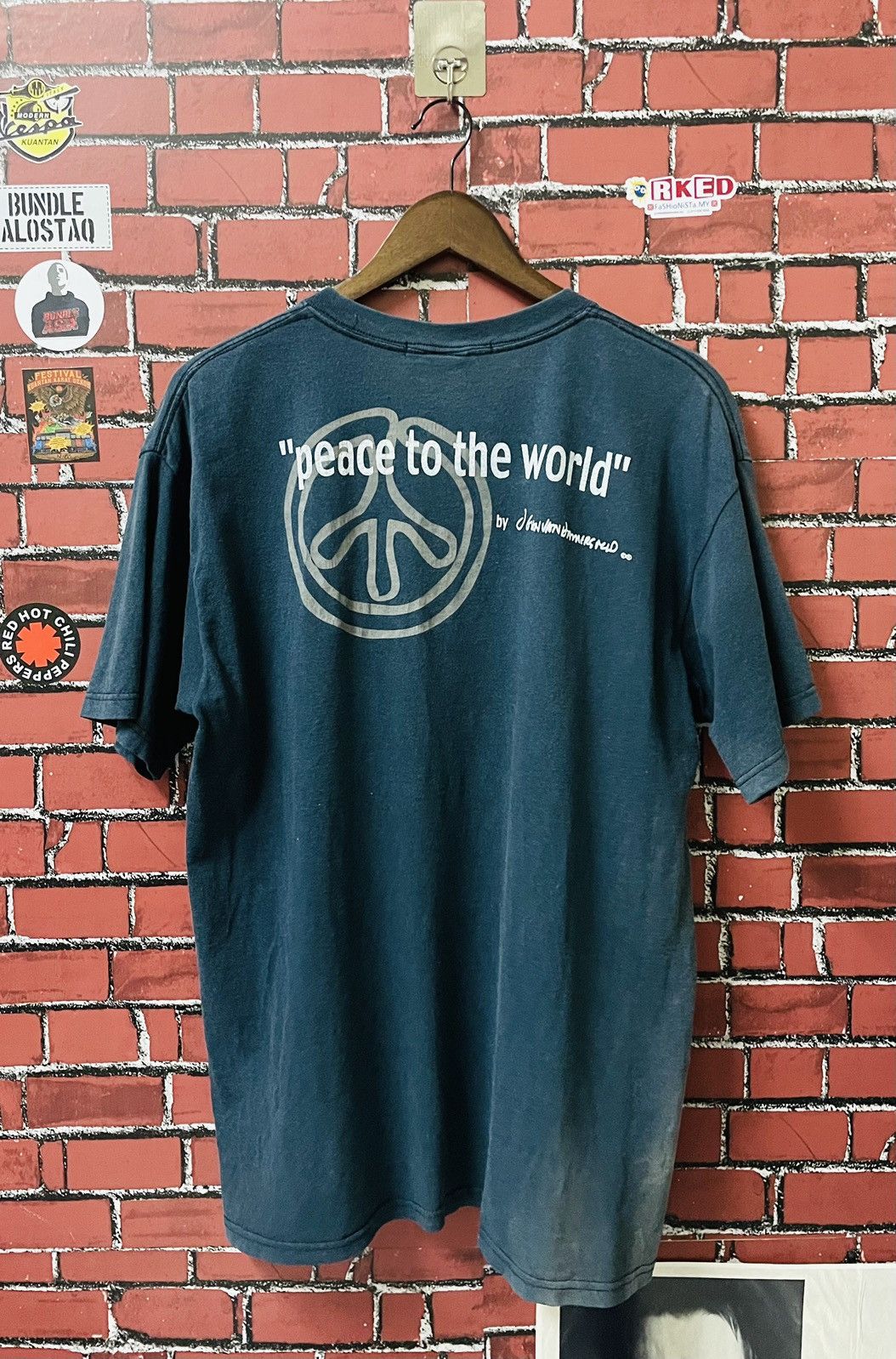 Band Tees × Vintage Vintage JOHN LENNON Size US L / EU 52-54 / 3 - 7 Thumbnail