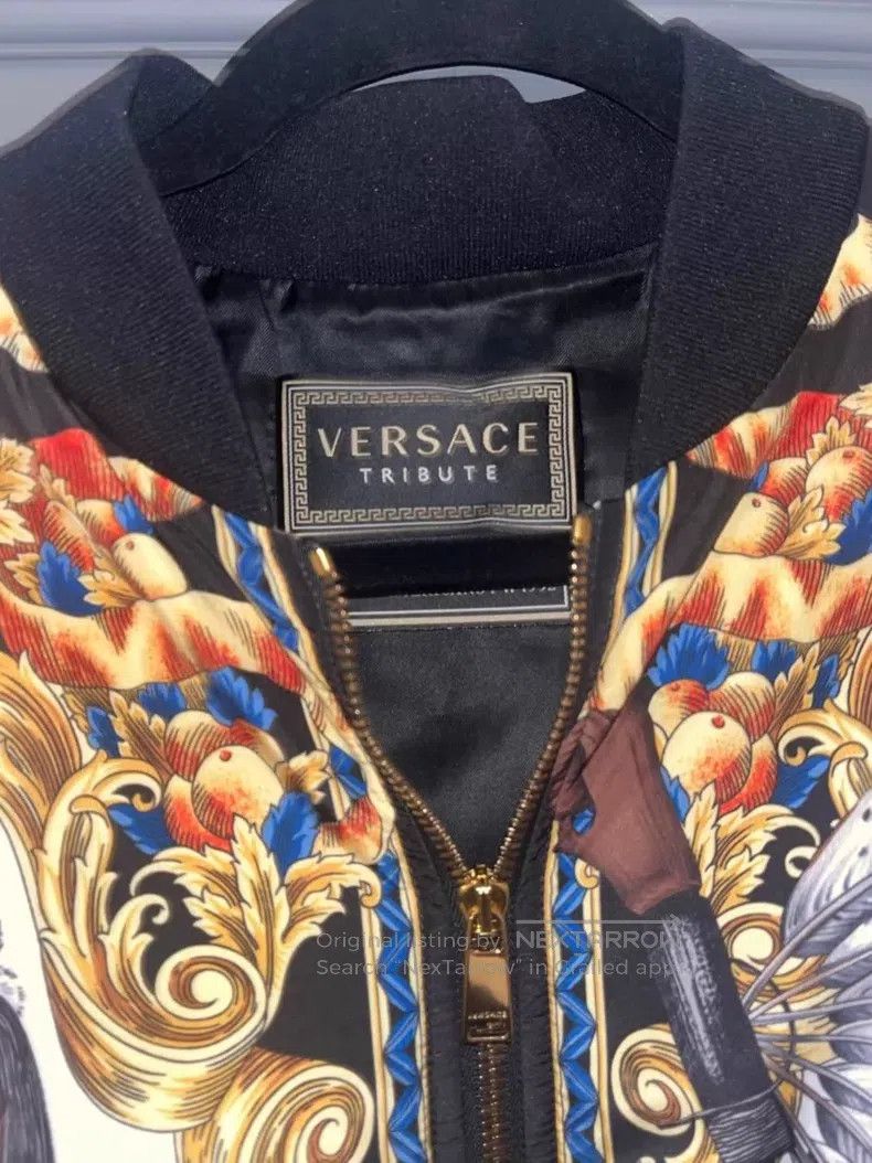 Versace Versace Indian portrait pattern coat Size US S / EU 44-46 / 1 - 3 Thumbnail