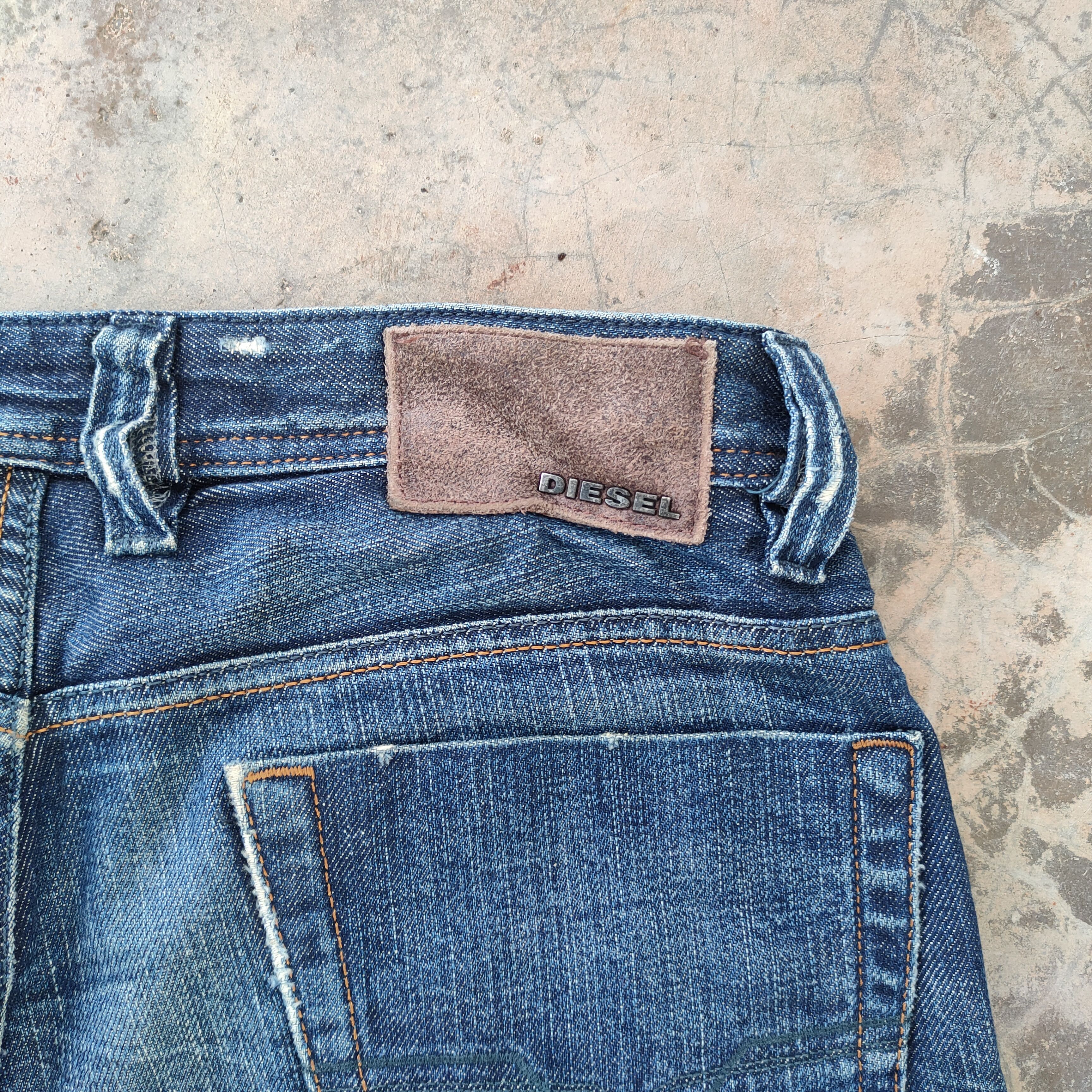 Diesel W31×34 VINTAGE DIESEL FADED RIPPED JEANS DENIM PANTS Size US 31 - 12 Thumbnail