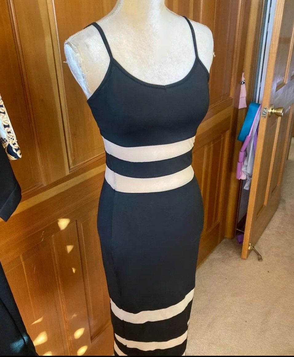Designer × Other Nwt, Lavishly Paris Elegant Spaghetti Strap Bodycon Dress Size S / US 4 / IT 40 - 10 Thumbnail