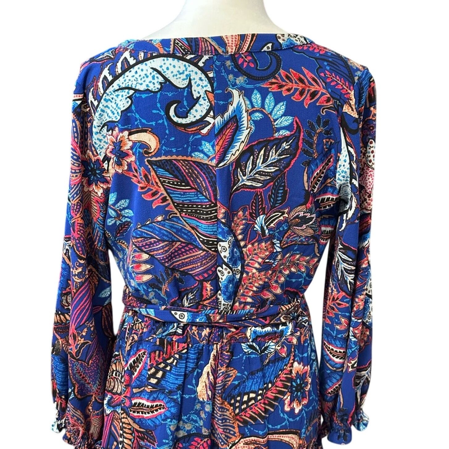 Other London Times ALine Dress Boho Belted Waist Multicolor 6 NWOT Size M / US 6-8 / IT 42-44 - 7 Thumbnail
