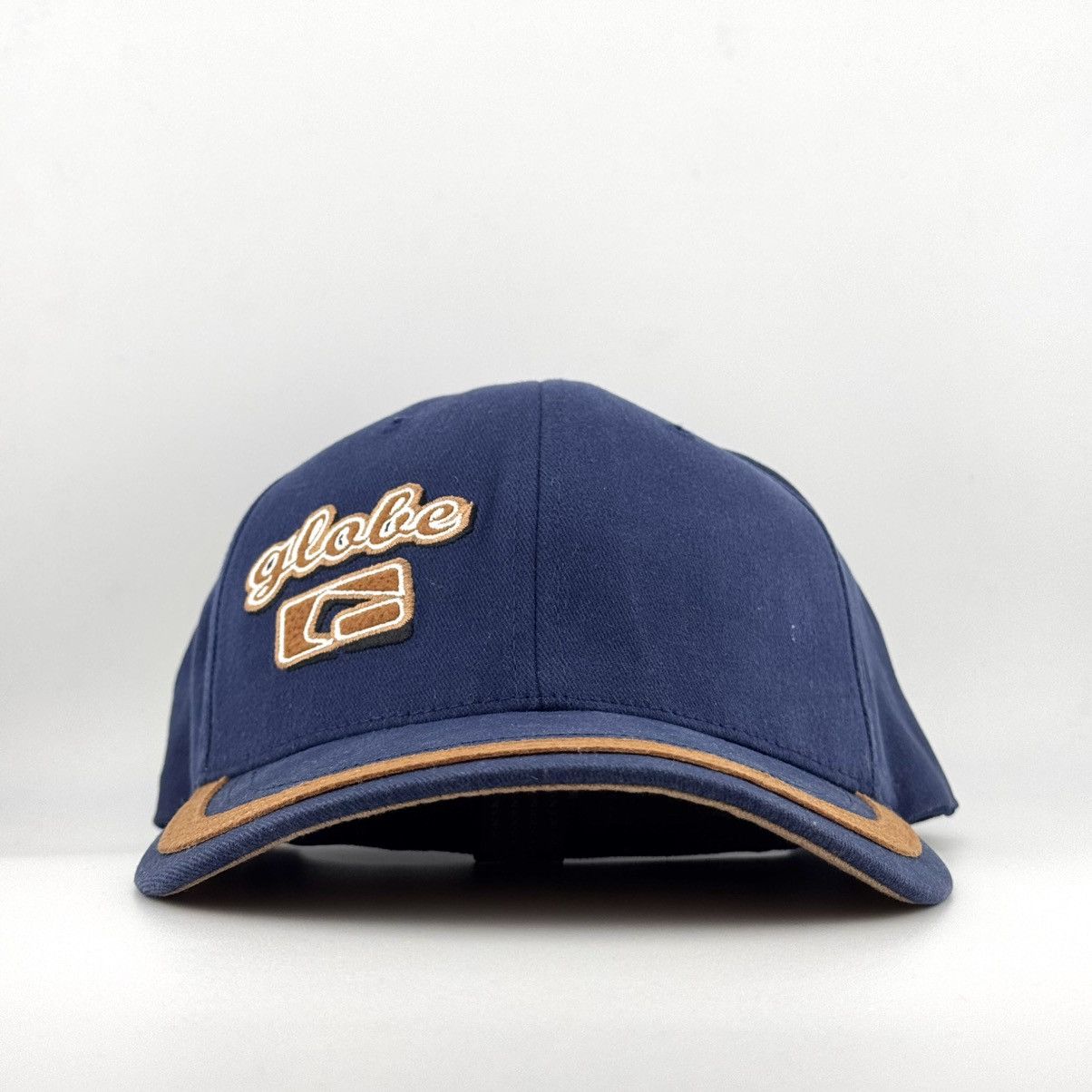 Globe Y2K Globe Skateboard Vintage Rodney Mullen Era Navy Tan Cap Size ONE SIZE - 1 Thumbnail