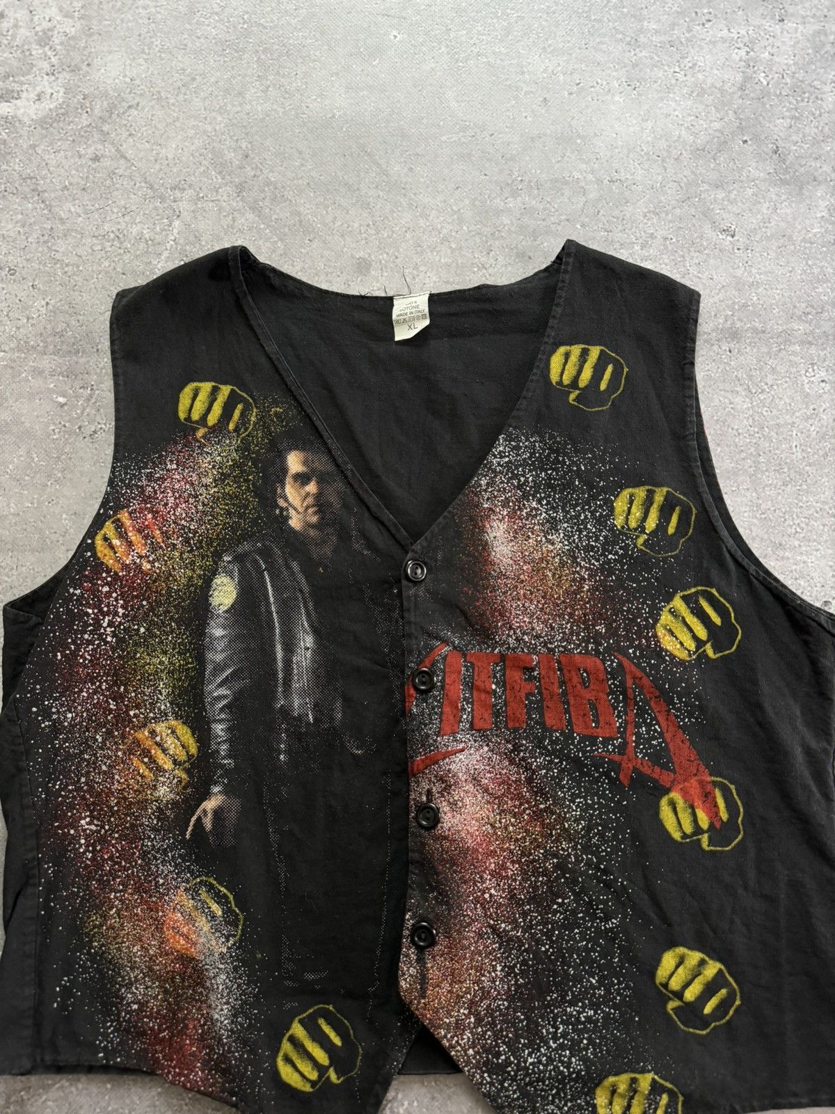 Band Tees × Vintage Vintage 90s Litfiba All Over Print Band Vest Size US S / EU 44-46 / 1 - 5 Thumbnail