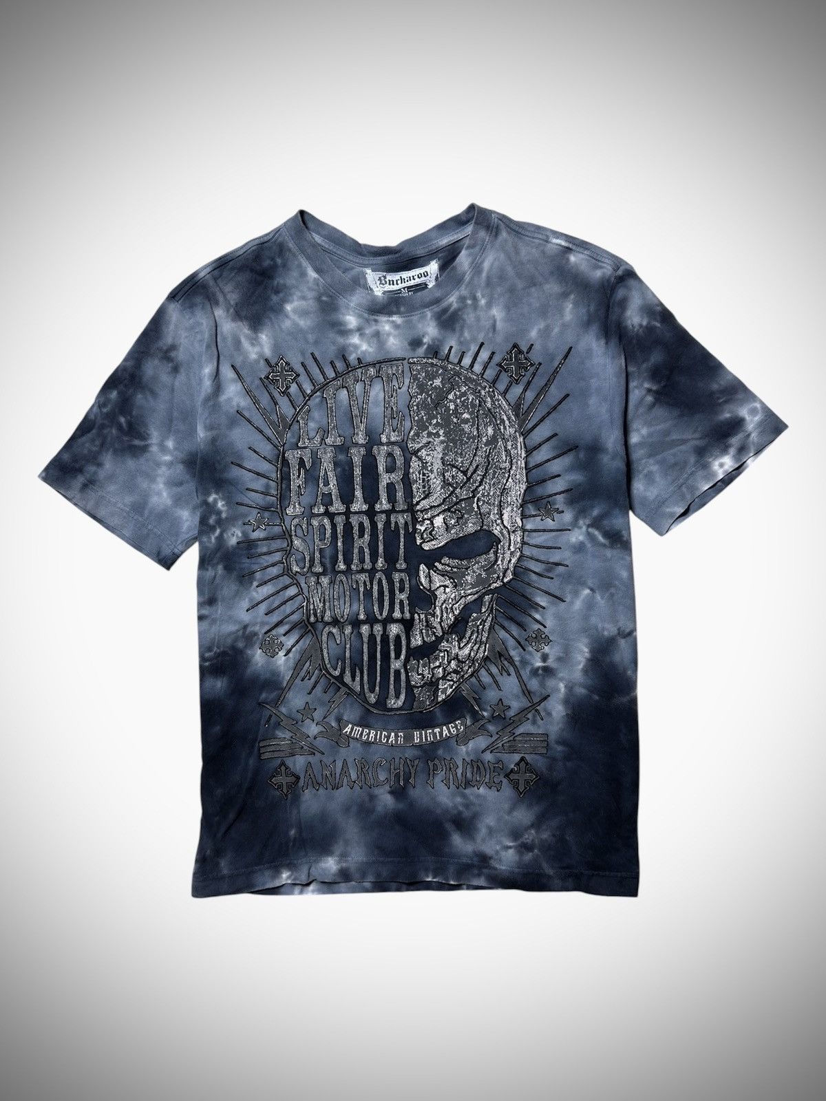 Japanese Brand 2000’s Buckaroo - Vkei Style Skull T-Shirt Size US M / EU 48-50 / 2 - 1 Thumbnail