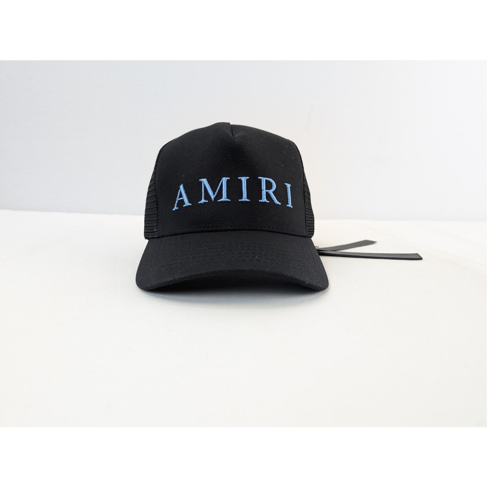 Amiri o1rshd1 Q:3 / Trucker Cap / Hat in Black / Carolina Blue Size ONE SIZE - 11 Thumbnail