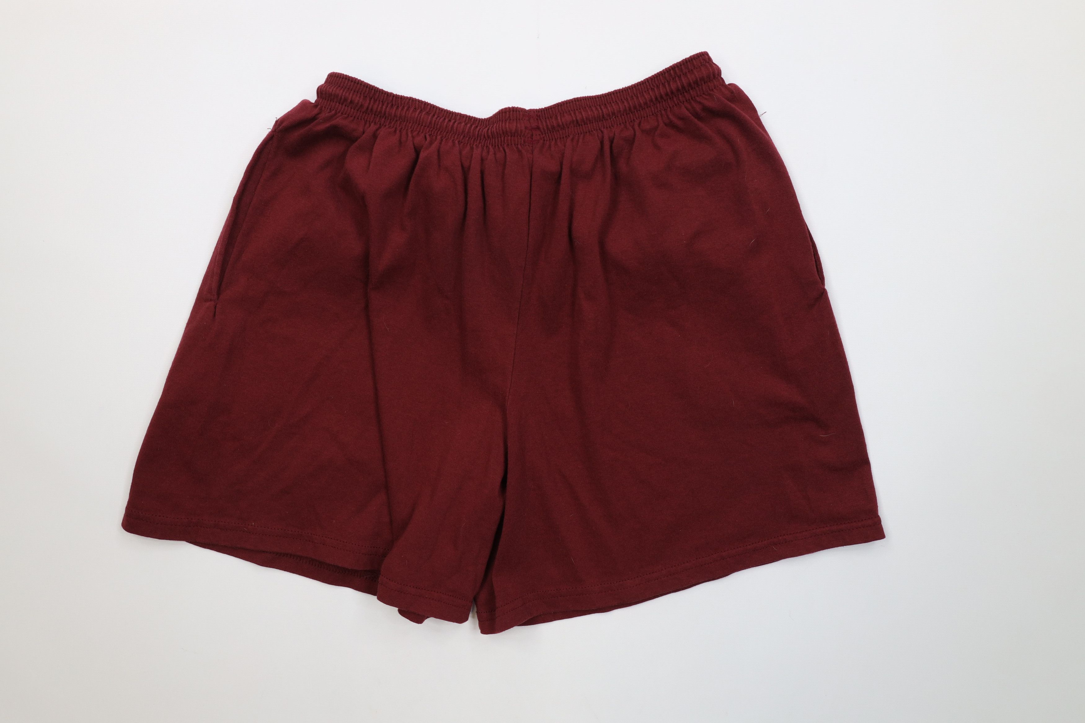 Vintage Vintage 90s Streetwear Above Knee Shorts Red Cotton USA Size US 34 / EU 50 - 9 Thumbnail