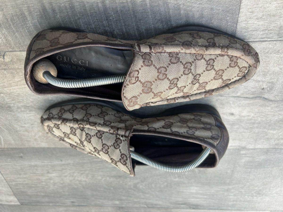 Gucci Gucci GG Canvas Slip-On Loafers Size US 8.5 / EU 41-42 - 3 Thumbnail