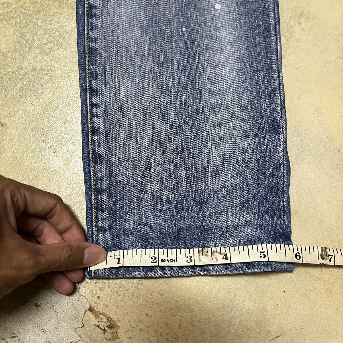 Number (N)ine Number Nine x Loveless Guild Prime Collaboration Denim Jeans Size US 31 - 16 Thumbnail