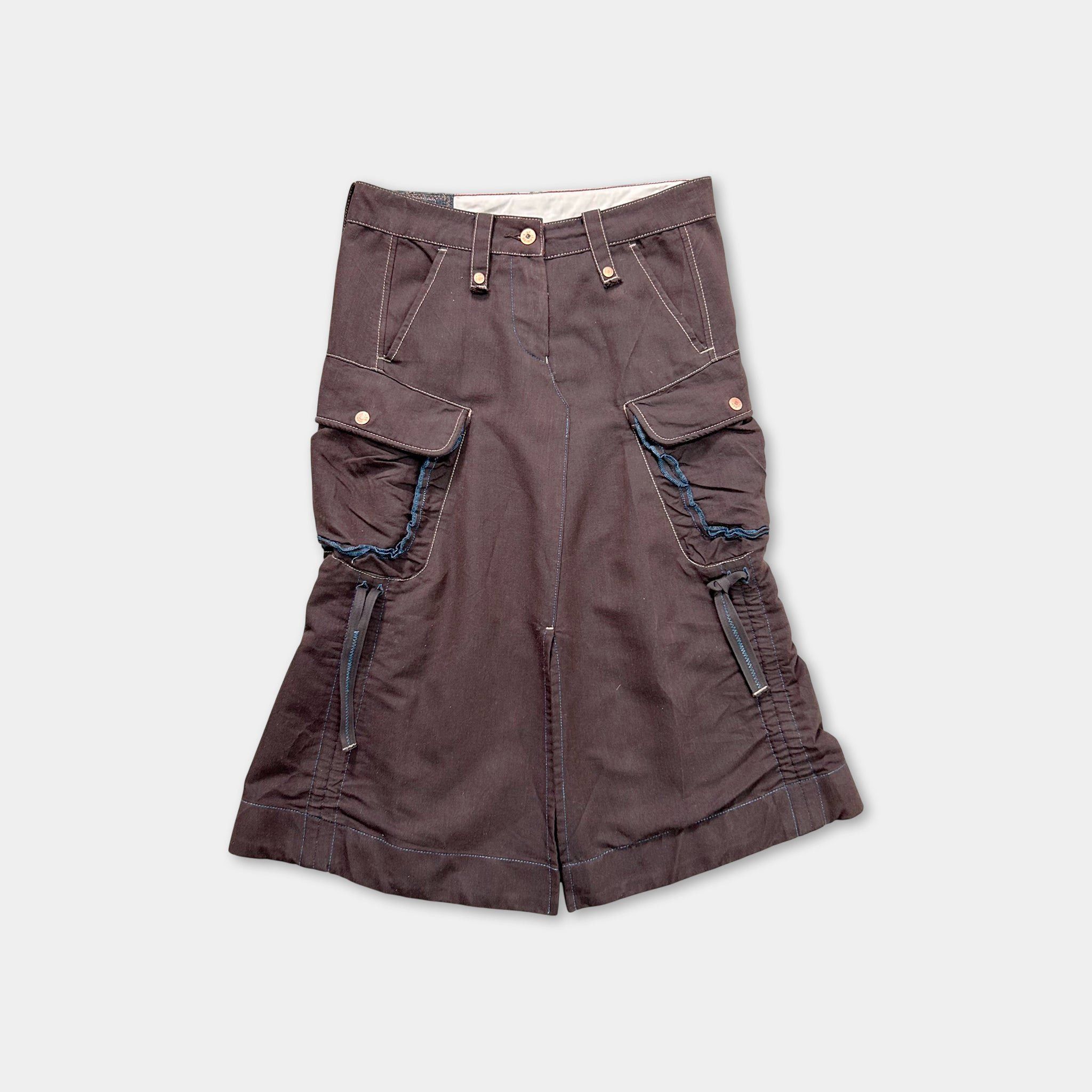 Marithe + Francois Girbaud Marithé + François Girbaud Cargo Brown Skirt Size 26" / US 2 / IT 38 - 1 Thumbnail