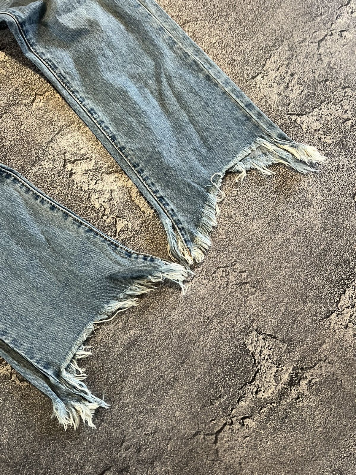 Vintage CRAZY Vintage Flared Drip Cut - Y2K Grunge Archived Avan 90s Size US 38 / EU 54 - 3 Thumbnail