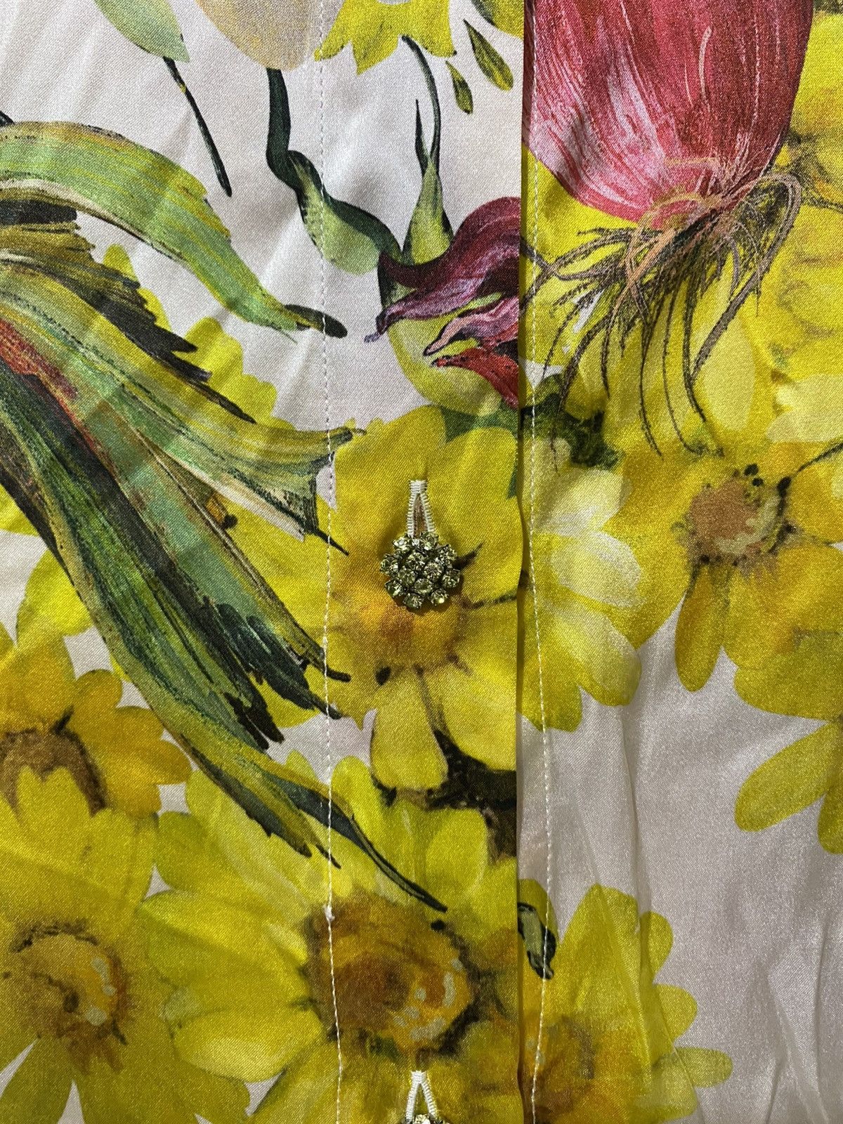 Dolce & Gabbana SS12 Dolce & Gabbana Onion Printed Silk Blouse “RUNWAY” Size S / US 4 / IT 40 - 11 Thumbnail