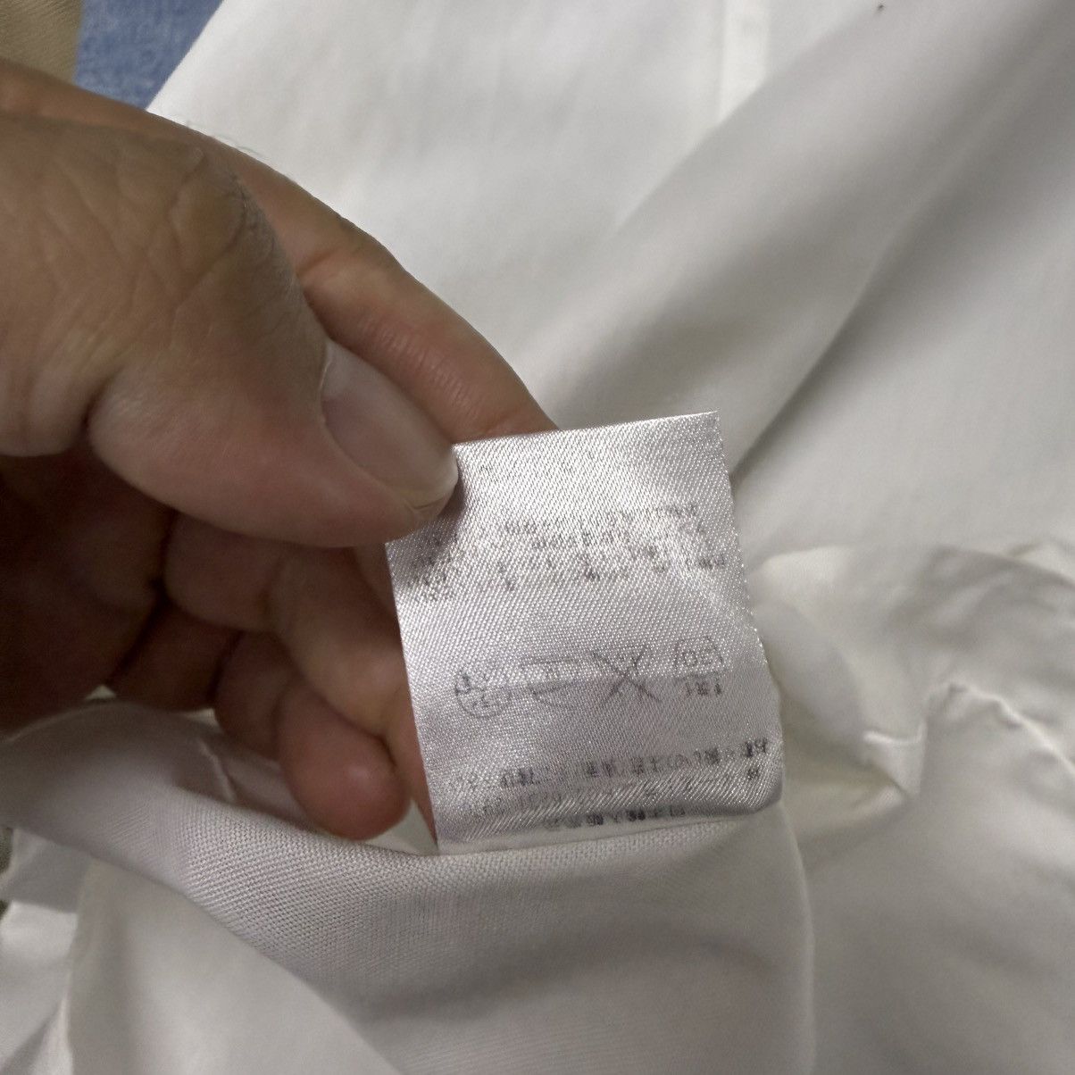 Maison Kitsune Kitsune White Margiela Style Button Up Poplin Shirt Size US L / EU 52-54 / 3 - 11 Thumbnail