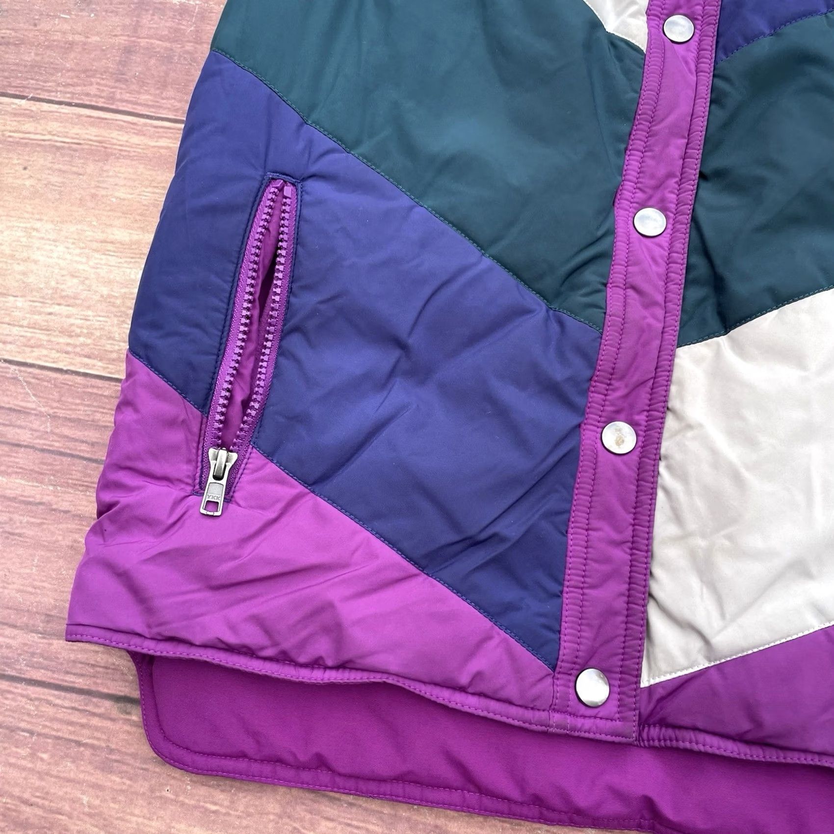 Patagonia Patagonia Reversible Puffer Vest Women Mirror Lake Purple Size Small Vest Size S / US 4 / IT 40 - 3 Thumbnail