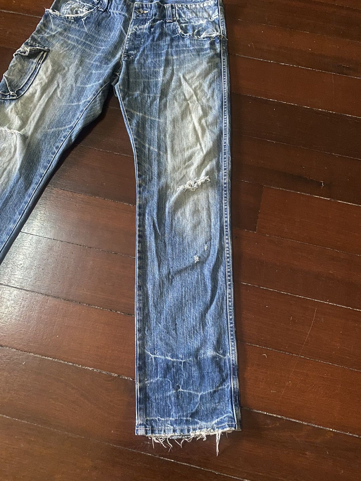 Orslow FIRE 🔥 JOHN BULL KOJIMA JAPAN CARGO DISTRESSED HONEY COMB Size US 36 / EU 52 - 4 Thumbnail