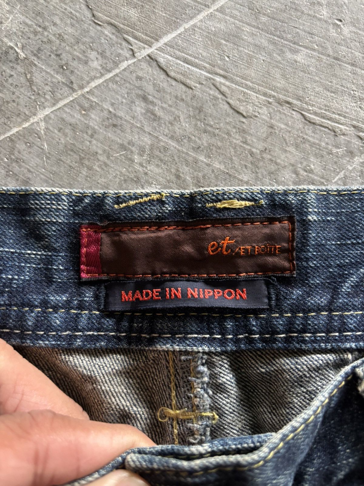Japanese Brand sick flare rusty et boite japanese denim punk grunge Size US 31 - 5 Thumbnail