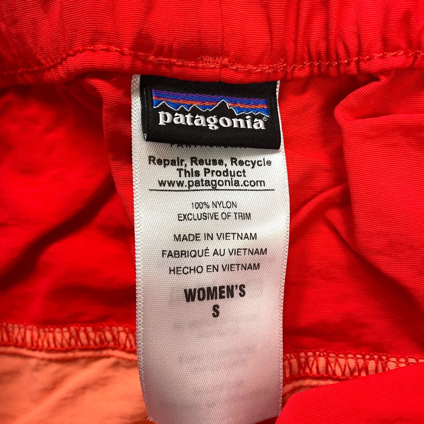Patagonia Patagonia Swimwear Water Skirt Women S Orange Nylon Elastic Waist Logo 100% Nylon Swim Skirt Beach Womens Size 28" / US 6 / IT 42 - 6 Thumbnail